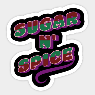 Sugar and Spice Sticker